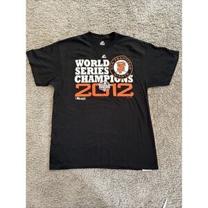 Mens 2012 World Series Champs San‎ Francisco Giants TShirt Fits Adult Large L